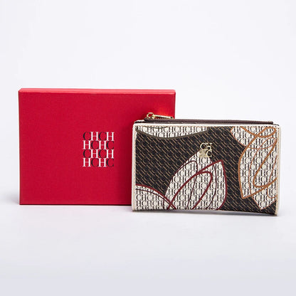 Retro Cartoon Print Long Wallet With Classic Style and Fashionably Simple Large Capacity Design