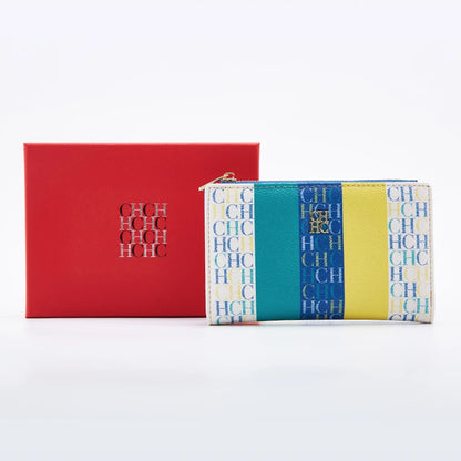 Retro Cartoon Print Long Wallet With Classic Style and Fashionably Simple Large Capacity Design