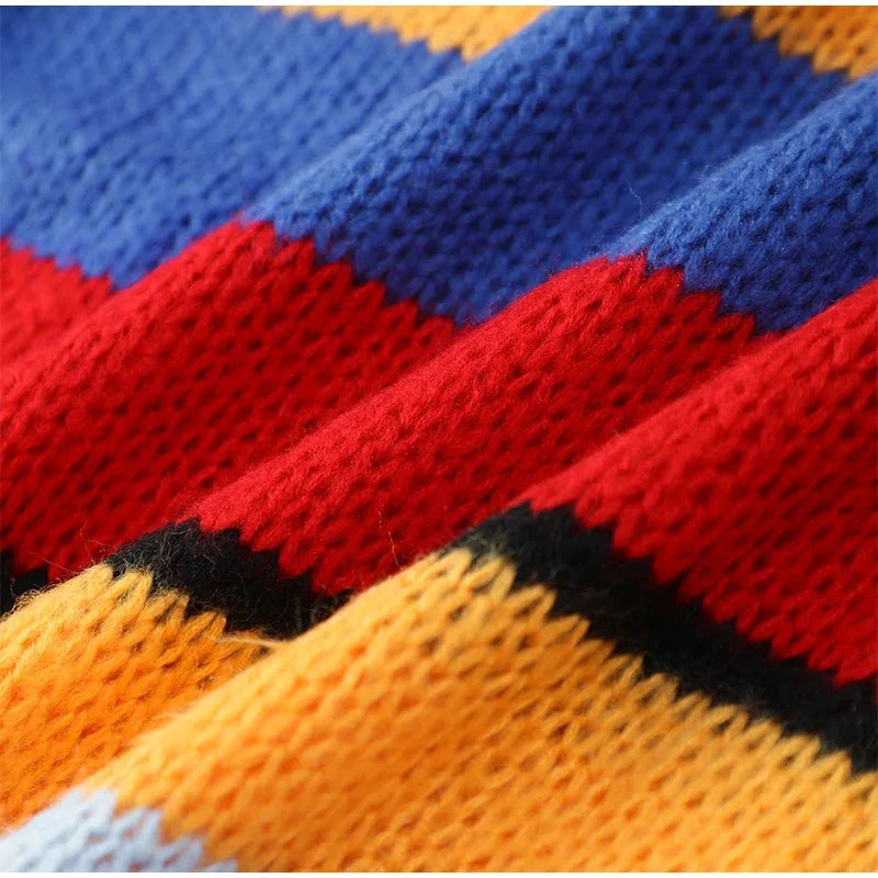 New Women's Fall Striped Sweater