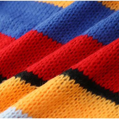 New Women's Fall Striped Sweater