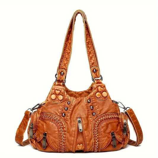 Classic Designer Crossbody Bag With Layered Storage Handbags Style