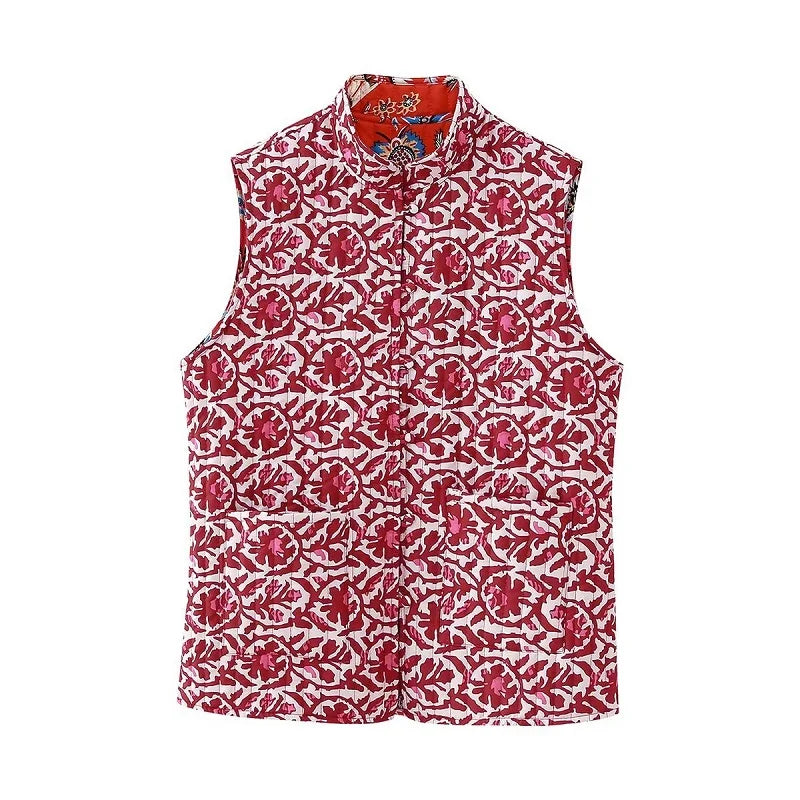 Embroidery Elegance Vintage Patch Vest