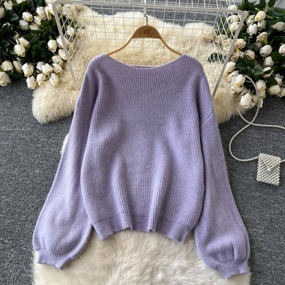 Fall Outfit Aesthetic Knit Sweater And Skirt Coord Set