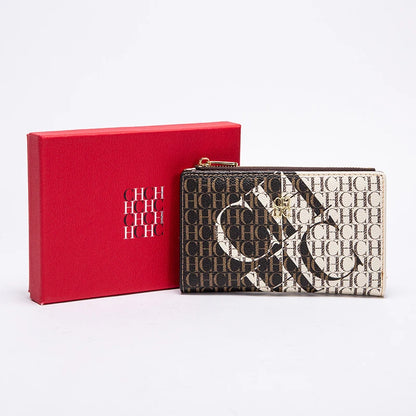 Retro Cartoon Print Long Wallet With Classic Style and Fashionably Simple Large Capacity Design