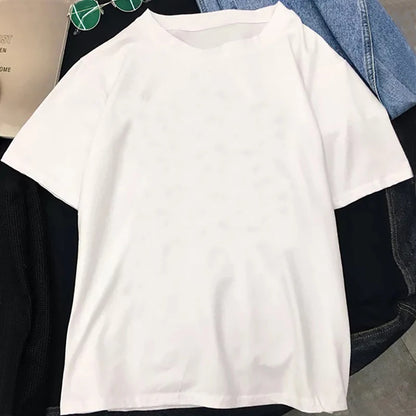 Anime Style Tee Shirt With Bold Print For Trendy Shirt Outfit Ideas