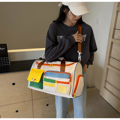 Summer Travel Tote Bag With Fitness Style For Men And Women