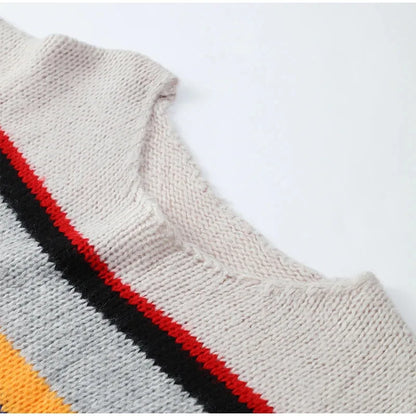 New Women's Fall Striped Sweater