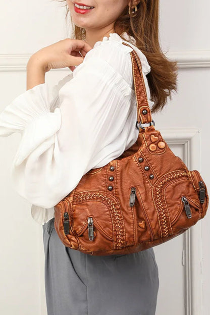 Classic Designer Crossbody Bag With Layered Storage Handbags Style