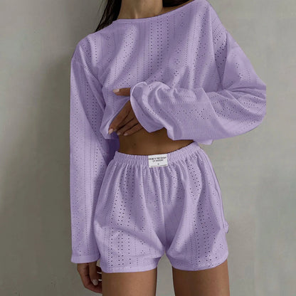 Summer Outfit Set Featuring O Neck Shirt And Casual Shorts For Beach Days