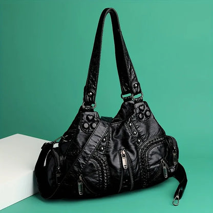 Classic Designer Crossbody Bag With Layered Storage Handbags Style