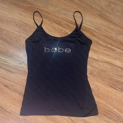 Trashy Y2K Vintage Sexy Crop Top With 2000s Suspenders and Emo Aesthetic Vibes