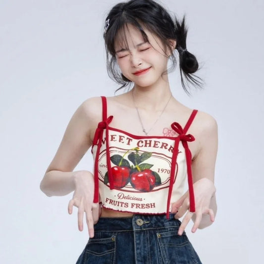 Cherry Charm Crop Top