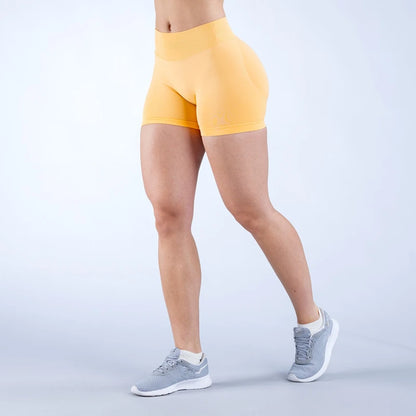 Sexy Seamless Scrunch Butt Biker Shorts for Athletic Yoga and High-Impact Workouts