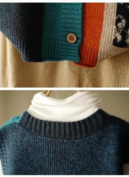 Retro Knitted Sweater Vest Outfit Inspiration Cozy Fall Winter Fashion For Women