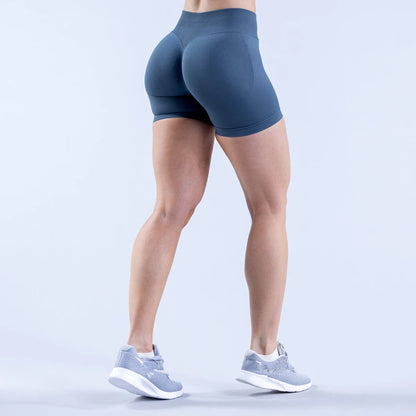 Sexy Seamless Scrunch Butt Biker Shorts for Athletic Yoga and High-Impact Workouts