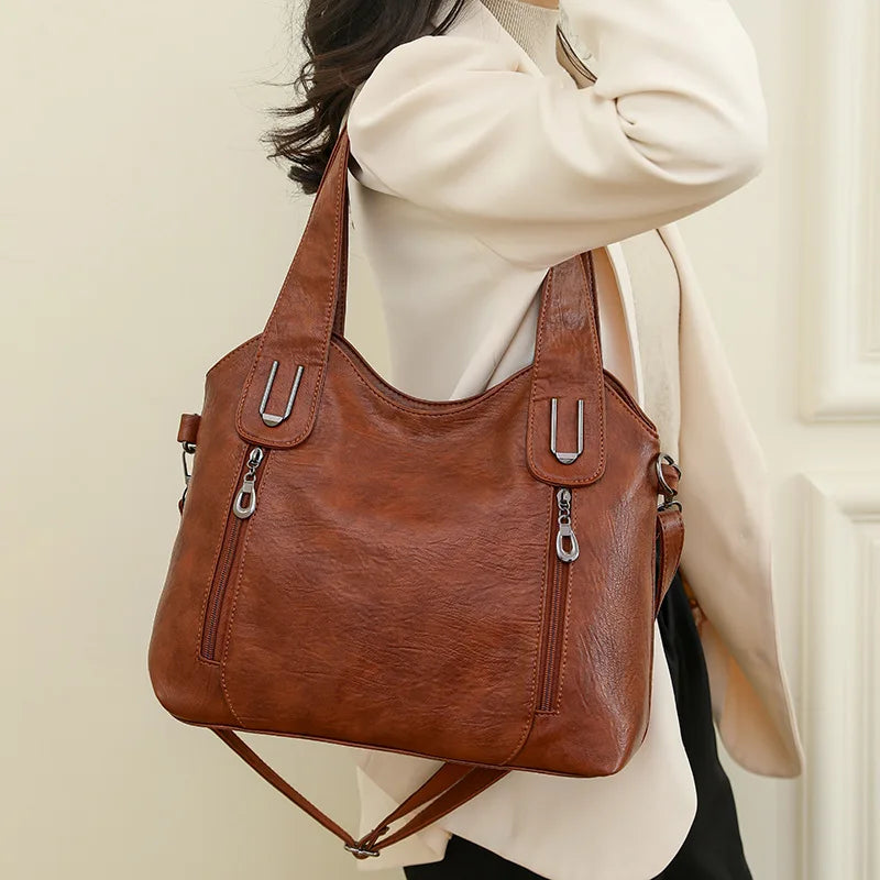 Trendy Large Tote With Clean Girl Vibes And Minimalist Street Style Appeal