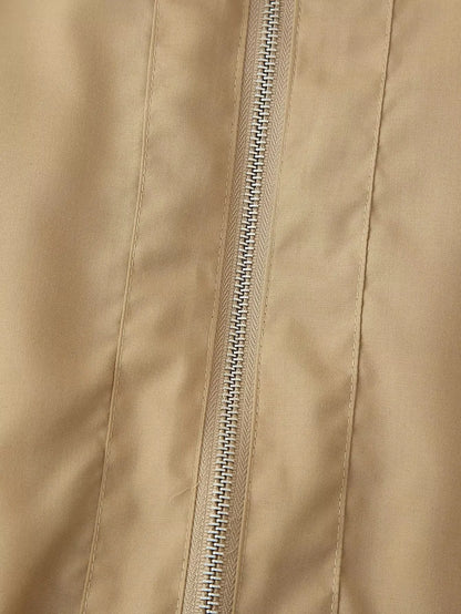 Two Piece Outfit Casual Lantern Skirt And Zipper Top Fall Fashion Look