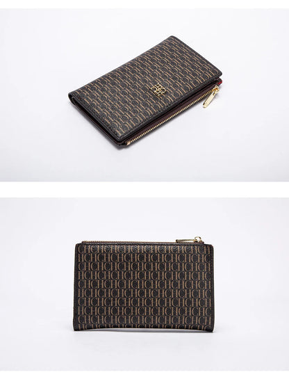 Retro Cartoon Print Long Wallet With Classic Style and Fashionably Simple Large Capacity Design