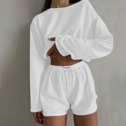 Summer Outfit Set Featuring O Neck Shirt And Casual Shorts For Beach Days
