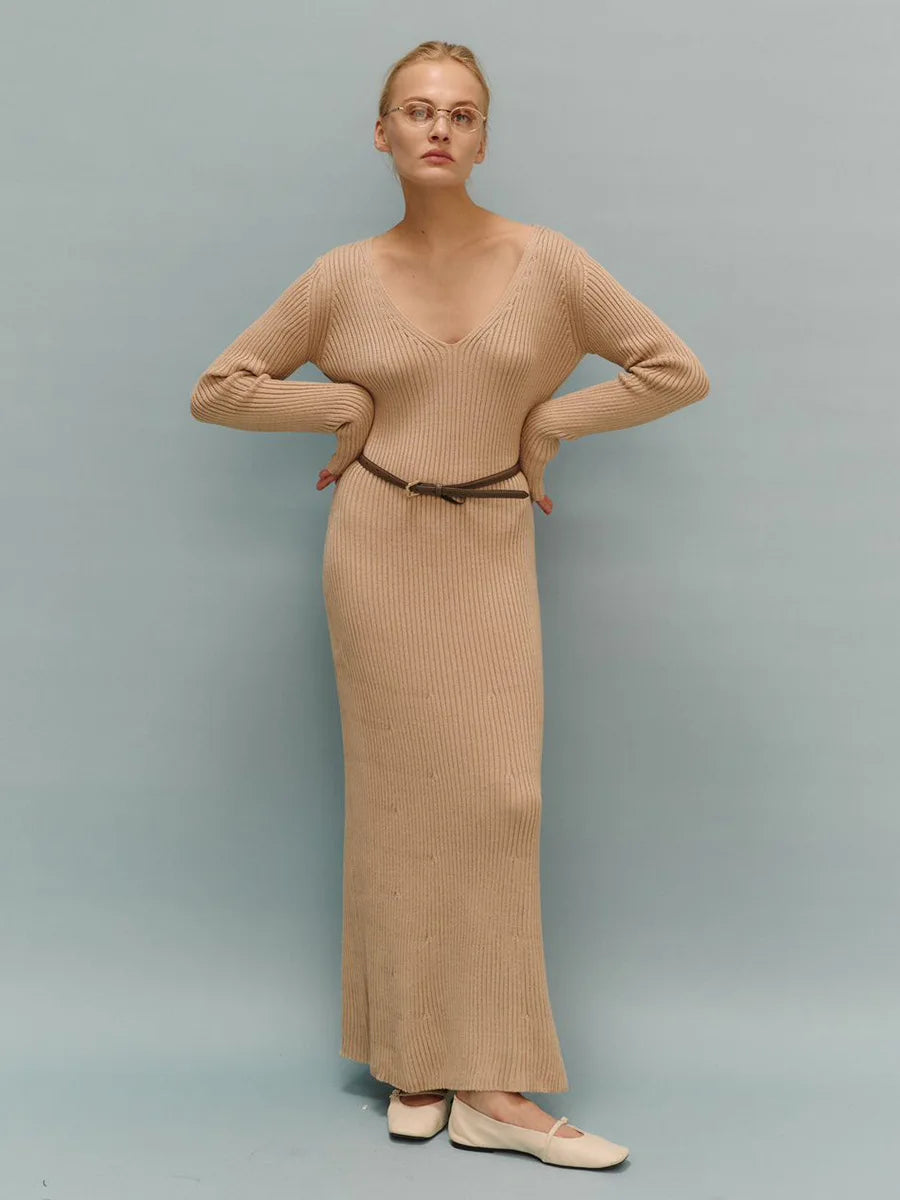 Casual Charm Autumn Sweater Dreses