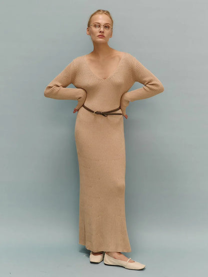 Casual Charm Autumn Sweater Dreses