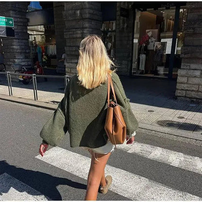 Quilted Elegance Turtleneck Sweater