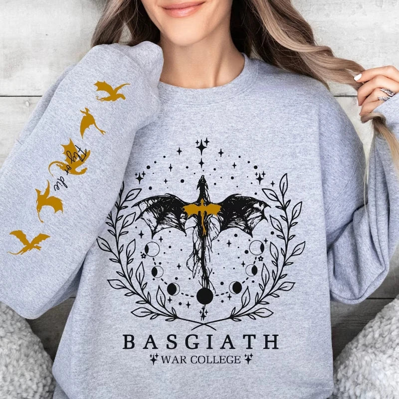 Fall Outfit Sweatshirt For Women With Riders Quadrant Fantasy Graphic Print
