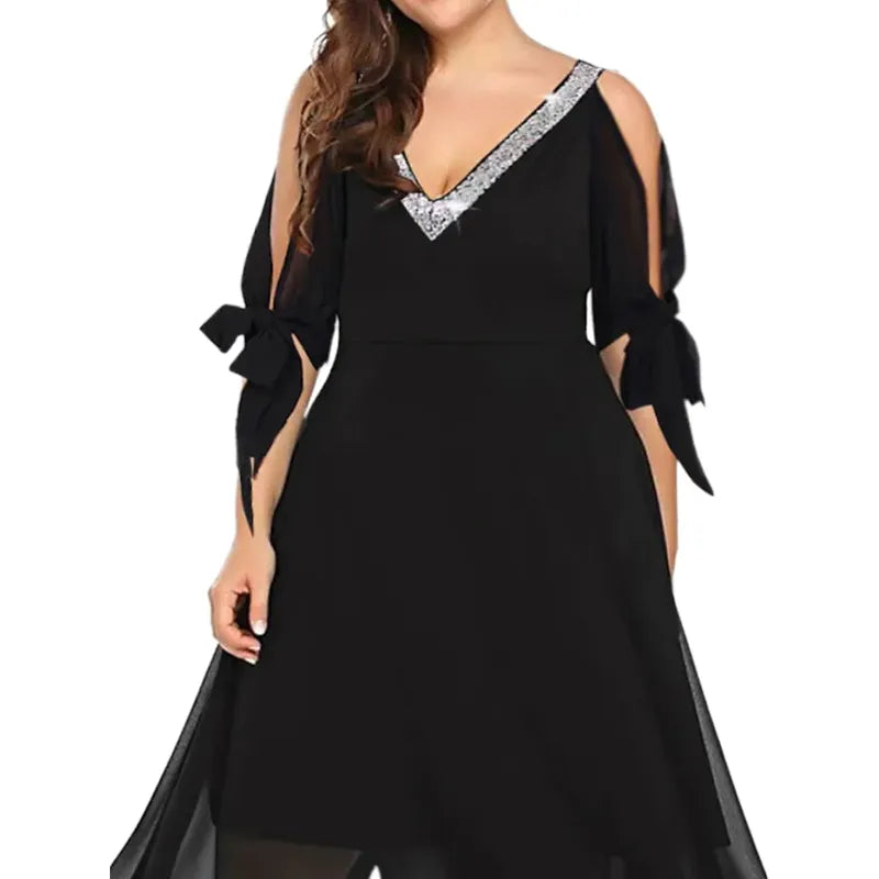 Plus Size Elegant Summer Gown 5XL