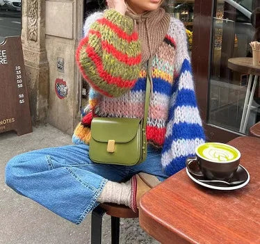 New Women's Fall Striped Sweater