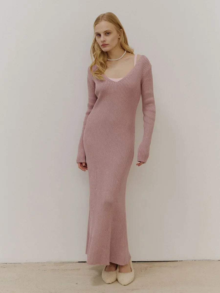 Casual Charm Autumn Sweater Dreses