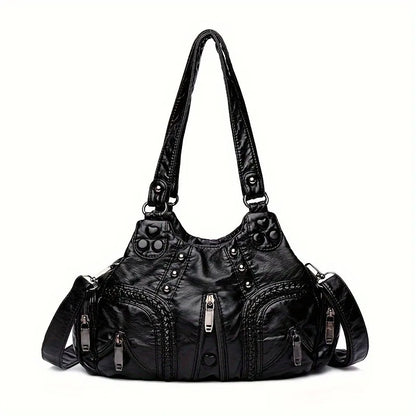 Classic Designer Crossbody Bag With Layered Storage Handbags Style