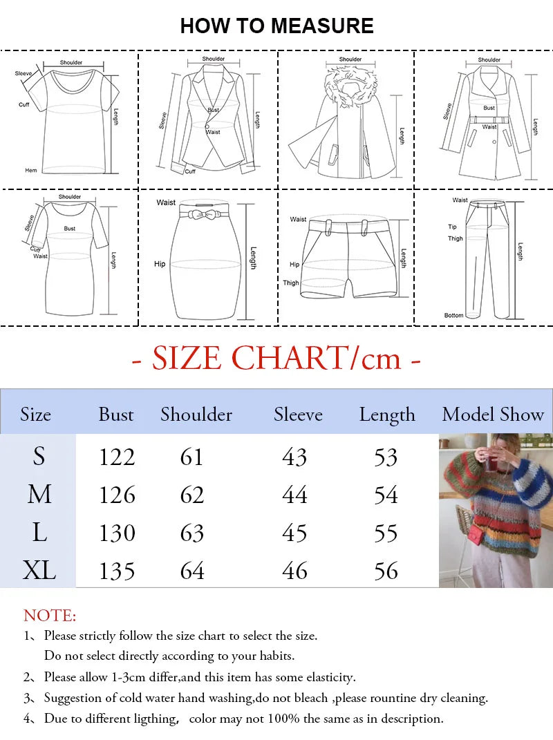 New Women's Fall Striped Sweater