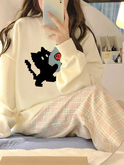 Winter Whispers Cute Crewneck Sweatshirt