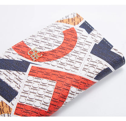 Retro Cartoon Print Long Wallet With Classic Style and Fashionably Simple Large Capacity Design