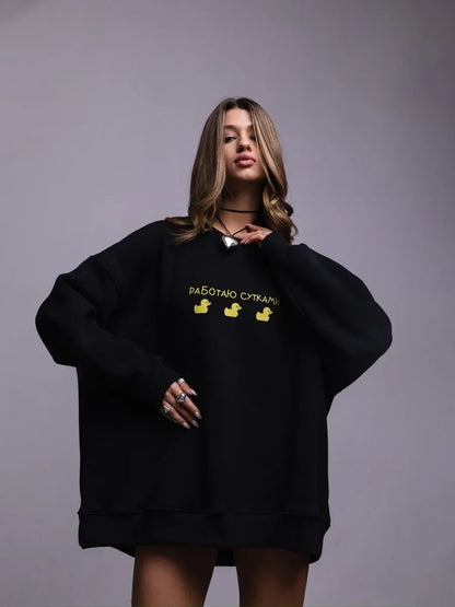 Oversized Graphic Sweatshirt For Women 2025 Fall Outfits Style