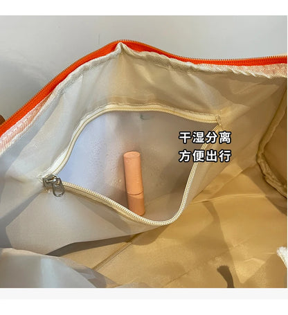 Summer Travel Tote Bag With Fitness Style For Men And Women