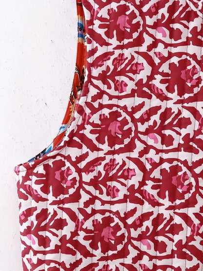Embroidery Elegance Vintage Patch Vest