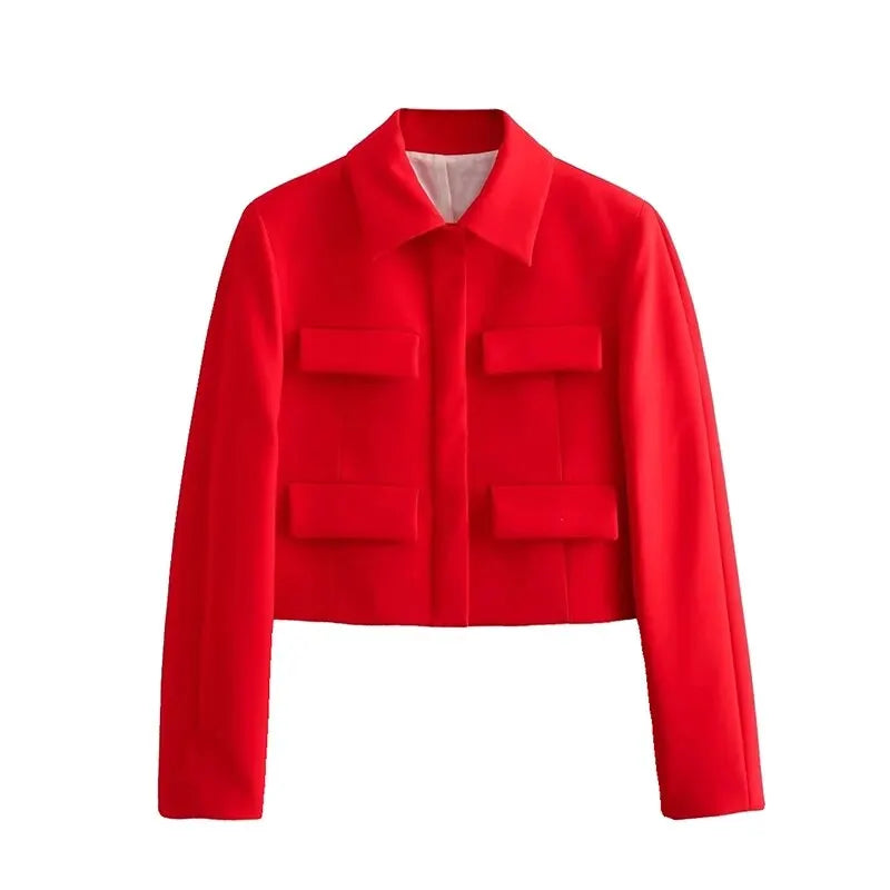Autumn Ruby Blazer Jacket