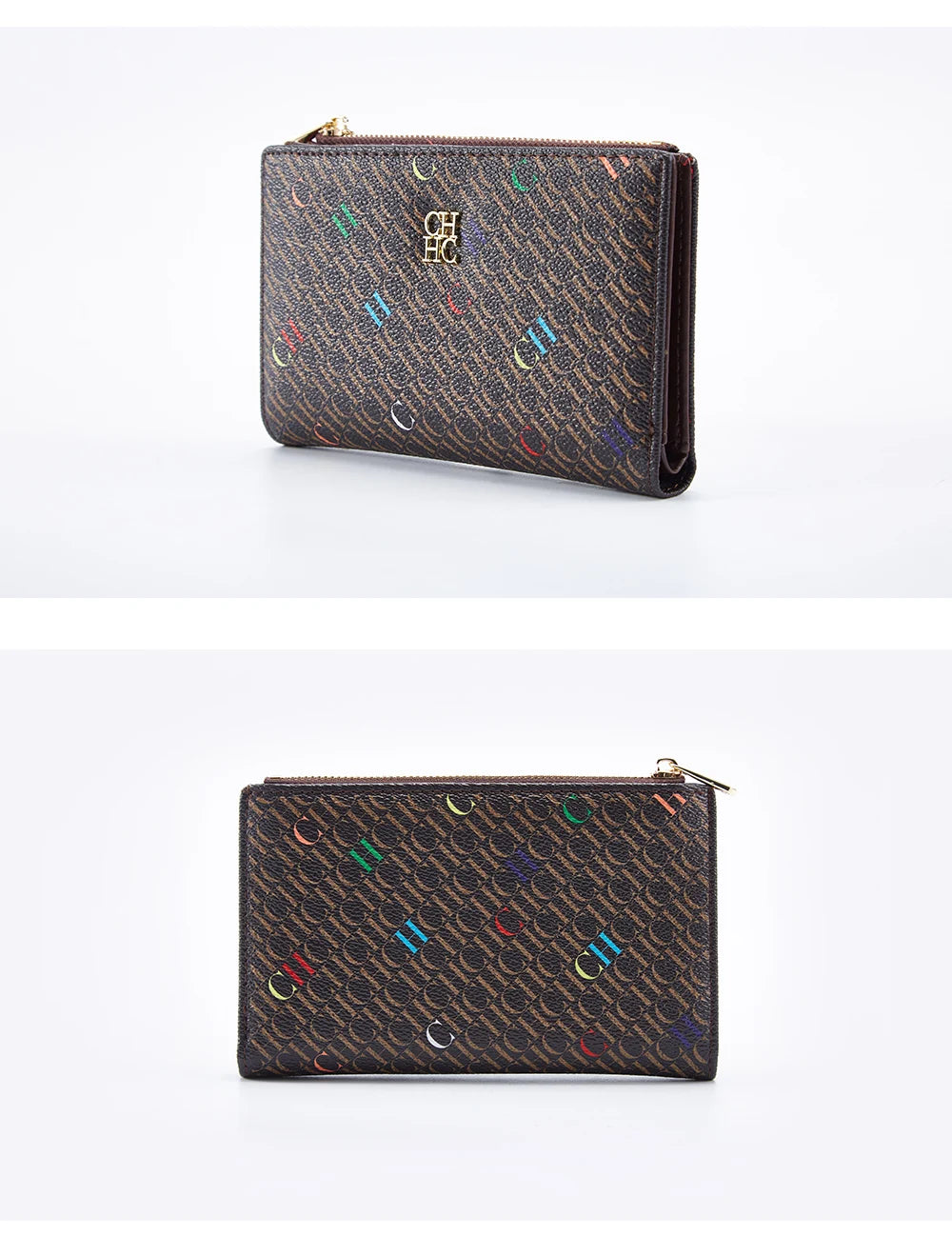 Retro Cartoon Print Long Wallet With Classic Style and Fashionably Simple Large Capacity Design