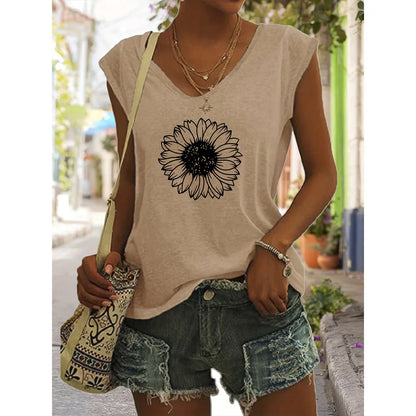 Summer Style Women's T-shirt Summer Tops