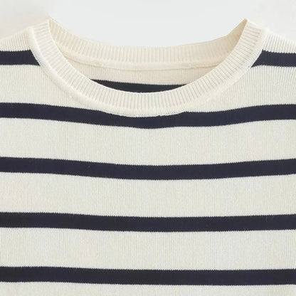 Mod Stripes Crop Top