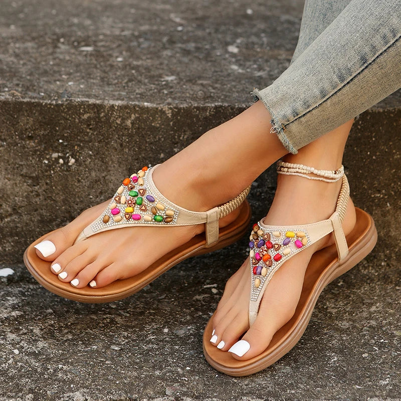 Beaded Beauty Summer Sandals