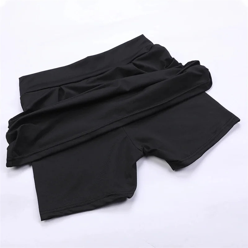 Quick Dry High Waist Mini Skirt for Active Women