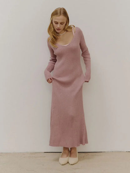 Casual Charm Autumn Sweater Dreses