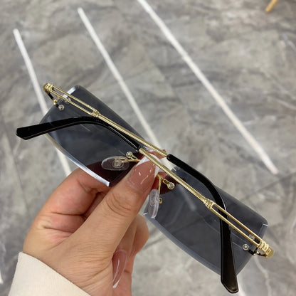 New Gradient Rectangle Eyewear for Women's Fashion