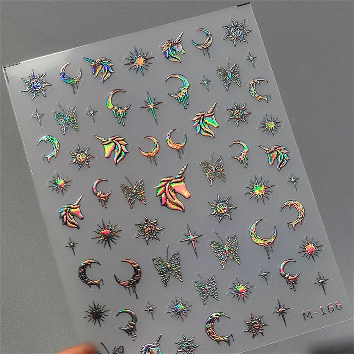 Luxury Korean Nail Decals With Silver And Gold Accents For Autumn Nails Fashion