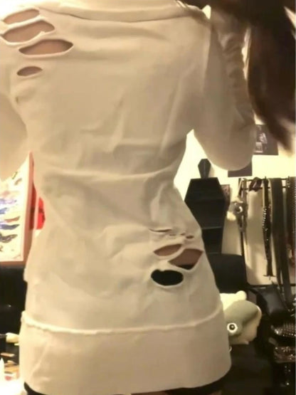 Vintage Y2K Hoodie Outfit Inspiration Slim Zip Up Autumn Top Aesthetic Korean Fashion Tee