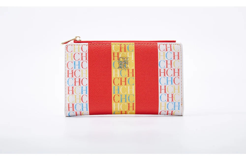 Retro Cartoon Print Long Wallet With Classic Style and Fashionably Simple Large Capacity Design