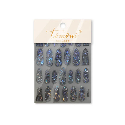 5D Stained Glass Nail Stickers For Fall Nails Inspiration And Glitter Nail Art Styling