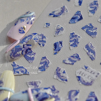 3D Gold Flower Nail Stickers For Fall Nails Inspiration And Luxury Nail Styling
